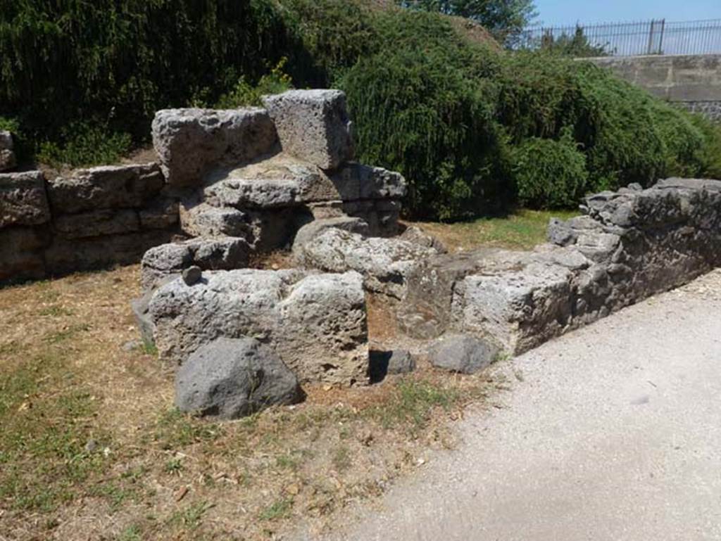 Porta di Sarno or Sarnus Gate. June 2012. North side of gate, at west end. Photo courtesy of Michael Binns.