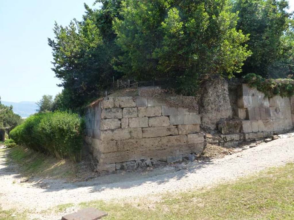 Porta di Sarno or Sarnus Gate. June 2012. Looking south towards south-east corner of gate, and city walls. Photo courtesy of Michael Binns.