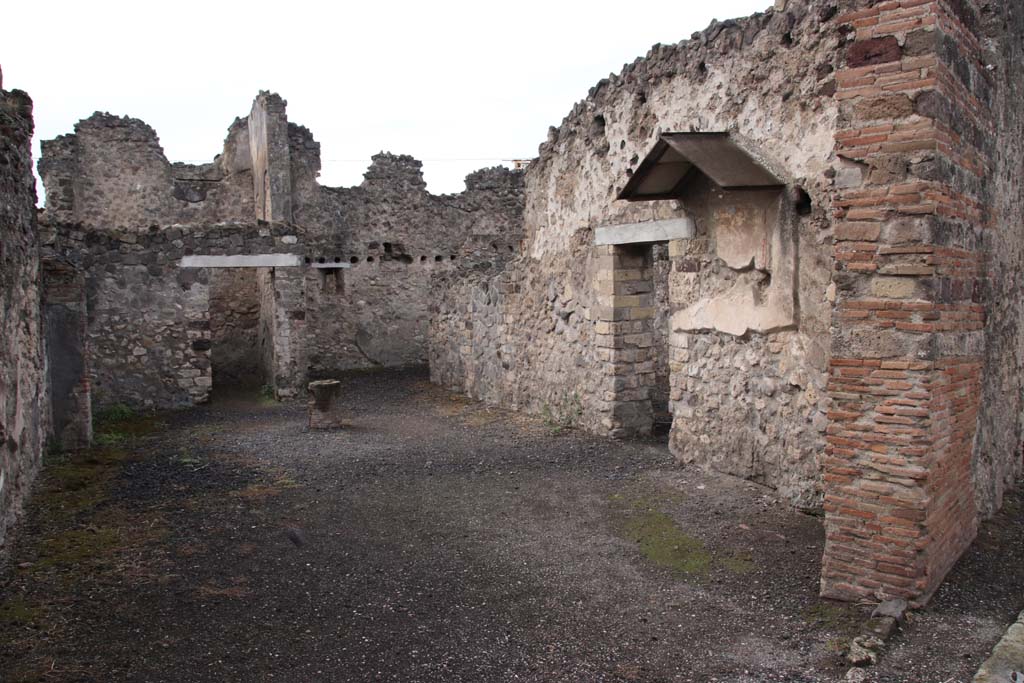 VI.4.4 Pompeii. October 2020. Looking west across bar-room. Photo courtesy of Klaus Heese.