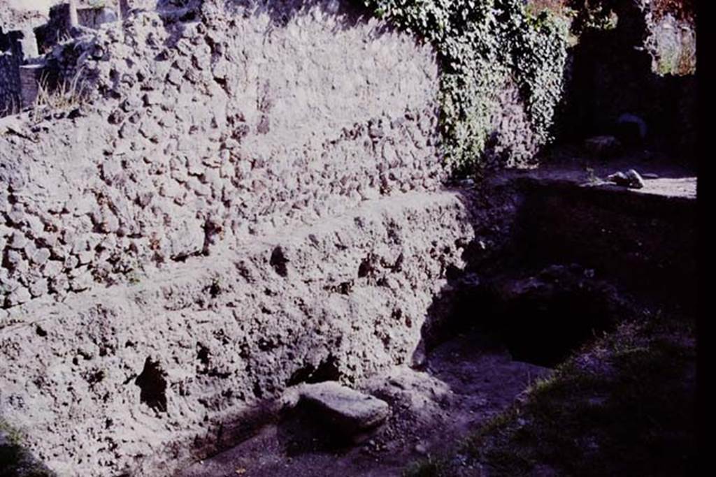 PL.16A. Possibly VI.5.9 Pompeii, but during scanning the slide may have been reversed. 1978. Photo by Stanley A. Jashemski.
Source: The Wilhelmina and Stanley A. Jashemski archive in the University of Maryland Library, Special Collections (See collection page) and made available under the Creative Commons Attribution-Non Commercial License v.4. See Licence and use details.
J78f0332