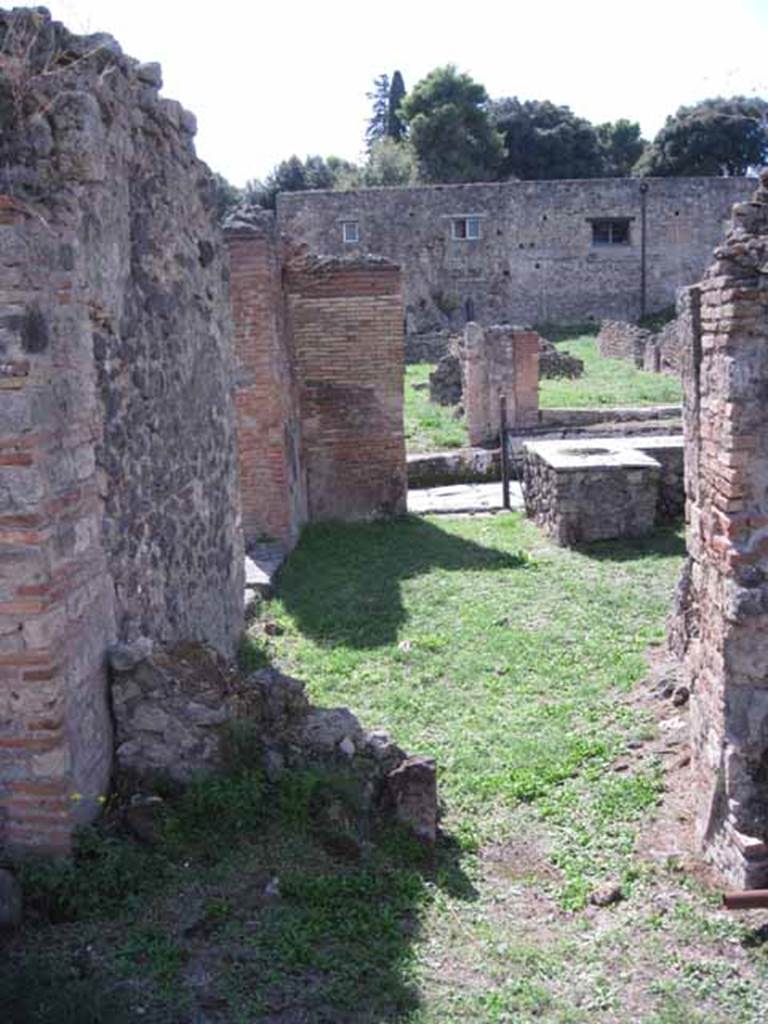 1.2.1 Pompeii. September 2010. From rear of property, near I.2.31, looking west towards via stabiana. Photo courtesy of Drew Baker.