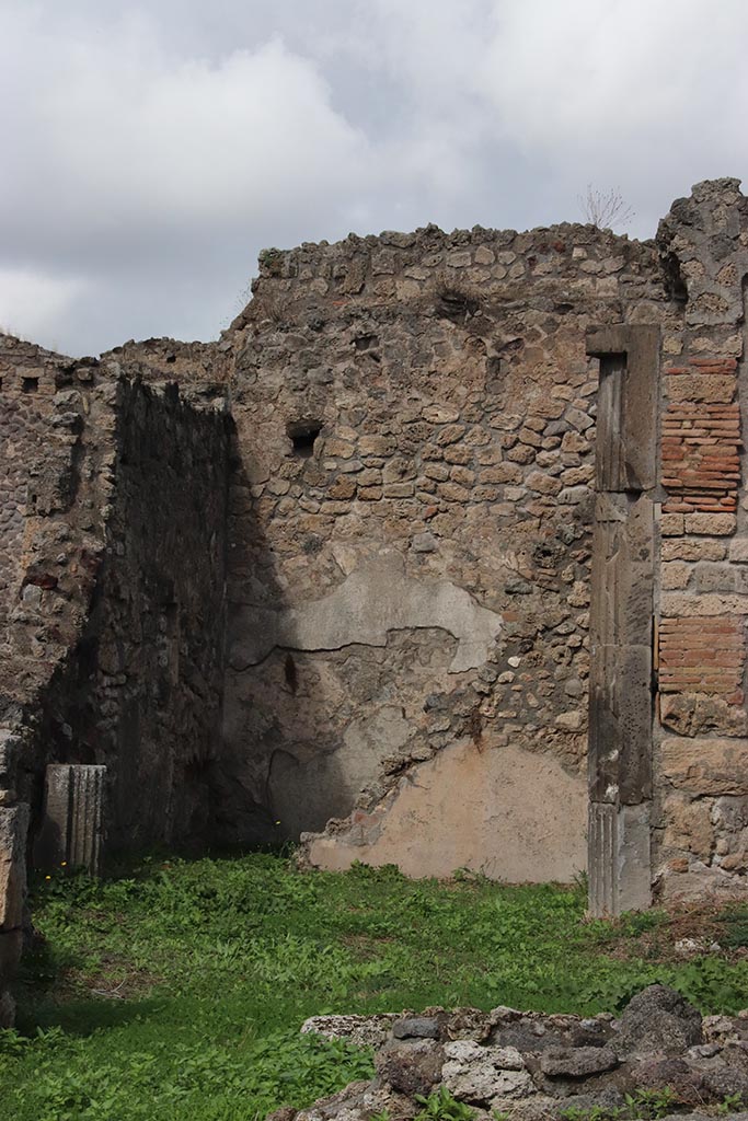 I.2.3 Pompeii. October 2024.
Looking north towards small room in north-east corner of house. Photo courtesy of Klaus Heese.