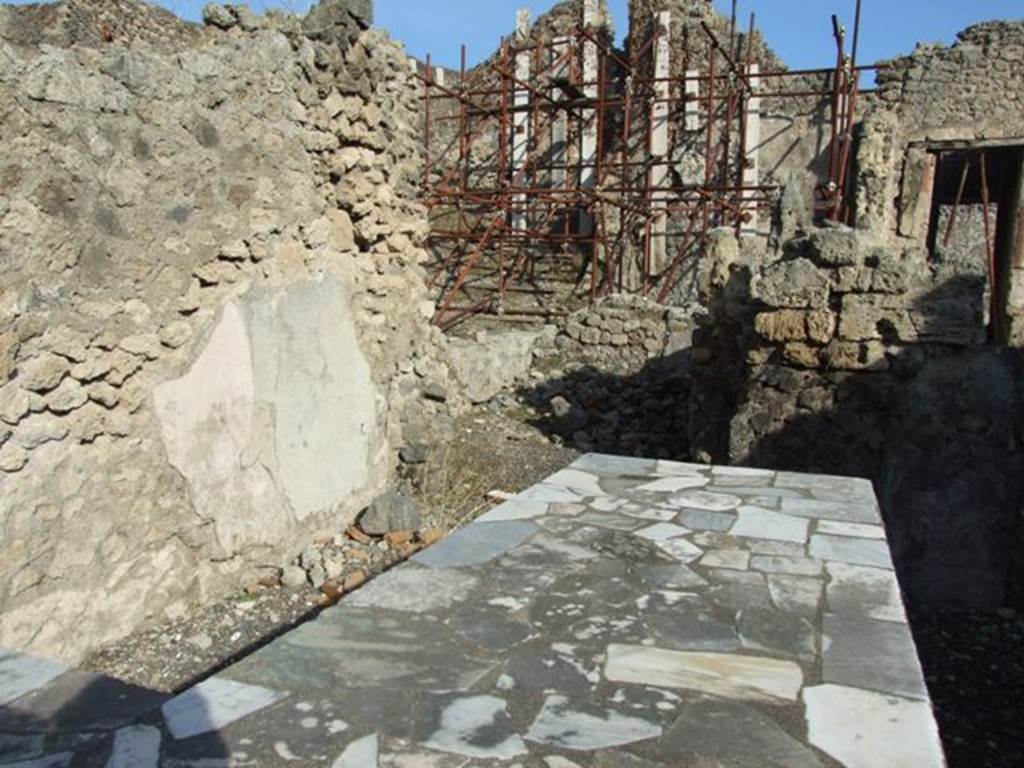 I.2.11 Pompeii. December 2007. Looking east to small rear room.
