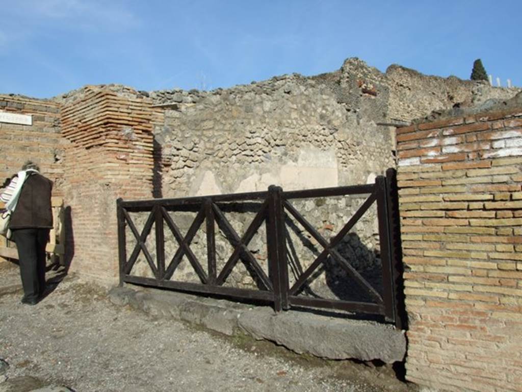 I.2.13 Pompeii. December 2007. Entrance on Via Stabiana.