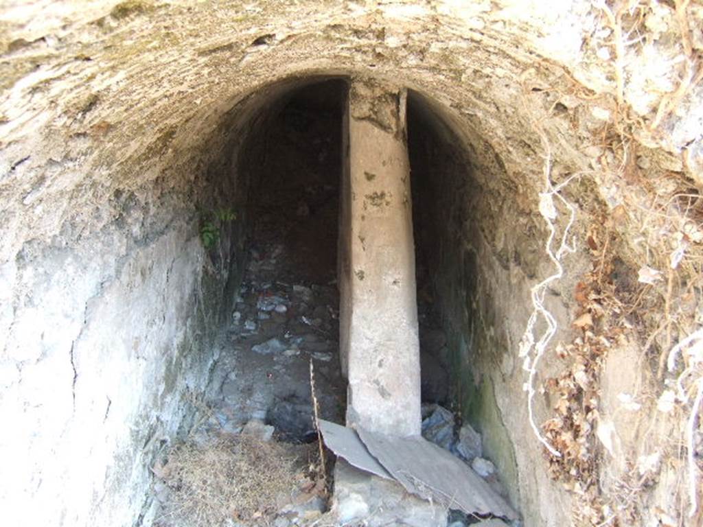 I.2.15 Pompeii. December 2005. Vaulted cistern partly visible from I.2.14