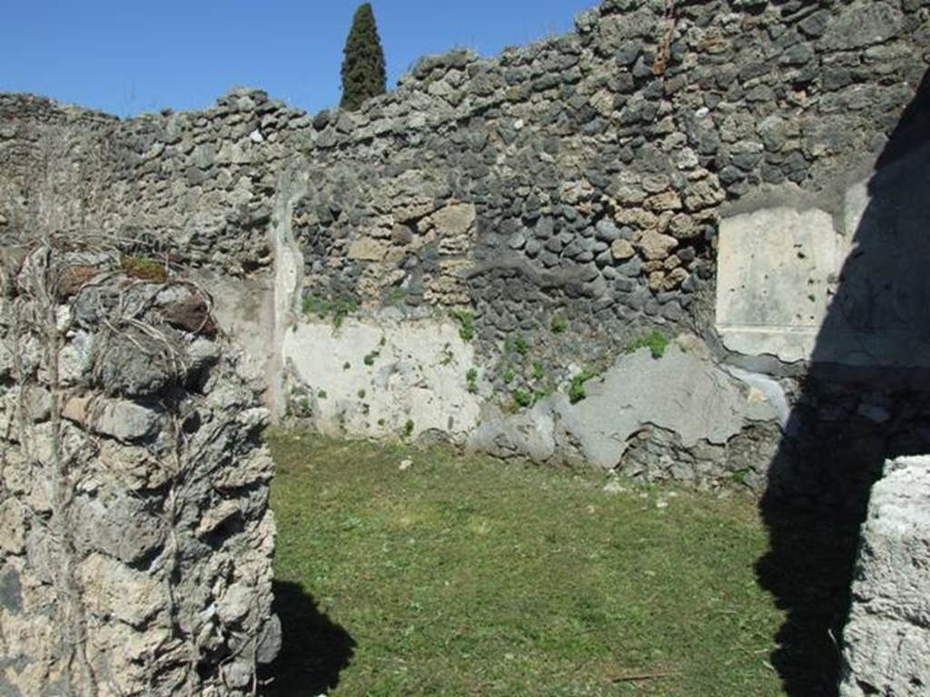 I.2.16 Pompeii. March 2009. Doorway to Room 3. Triclinium.