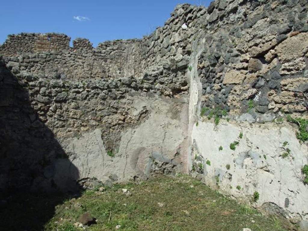I.2.16 Pompeii. March 2009. Room 3. Triclinium. North wall.