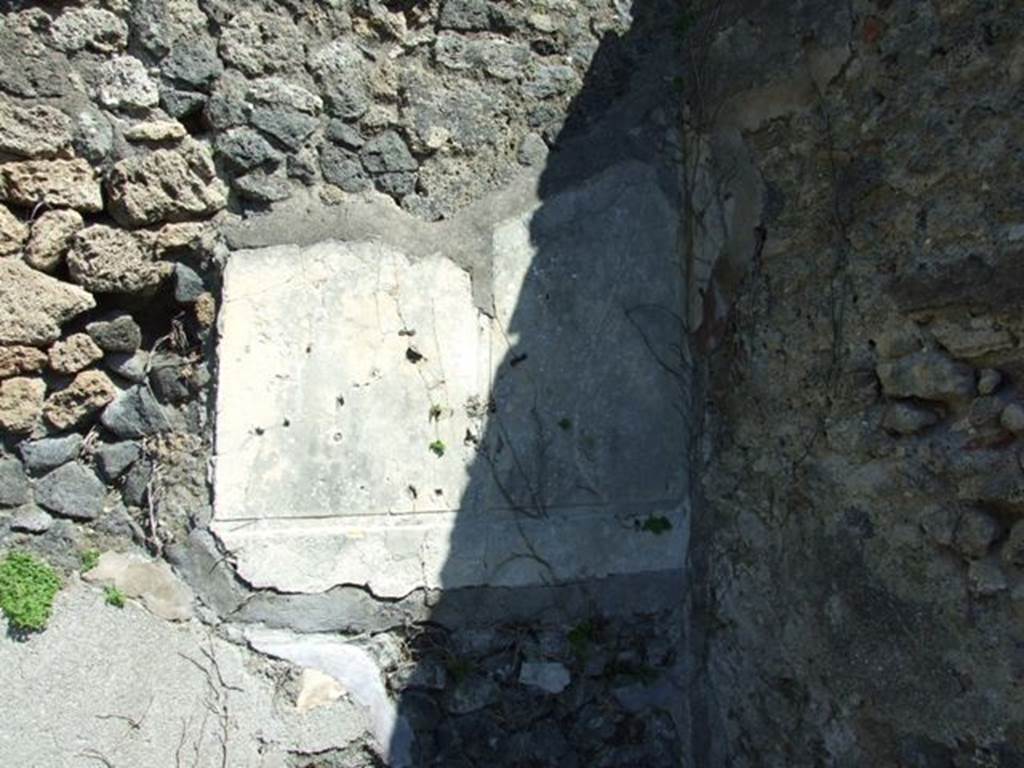 I.2.16 Pompeii. March 2009. Room 3. Triclinium. East wall.