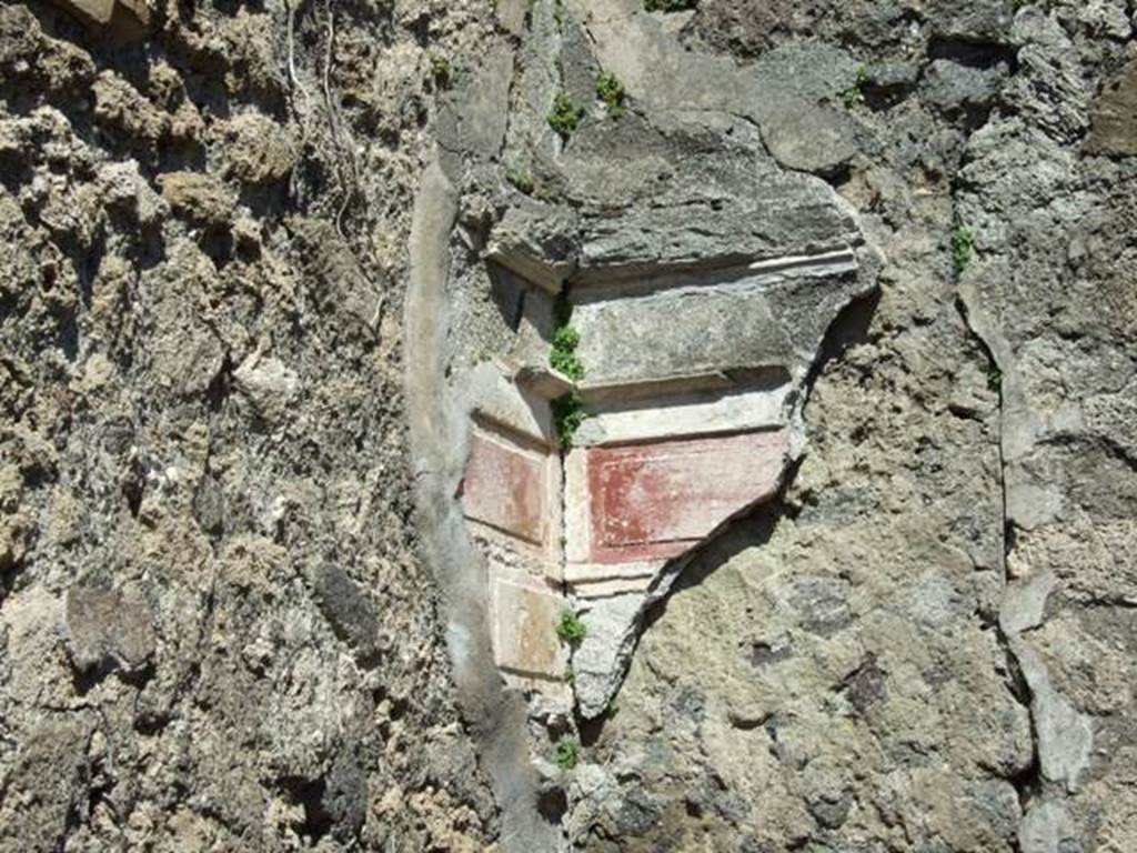 I.2.16 Pompeii. March 2009. Room 5, north-east corner, with remains of First style decoration.