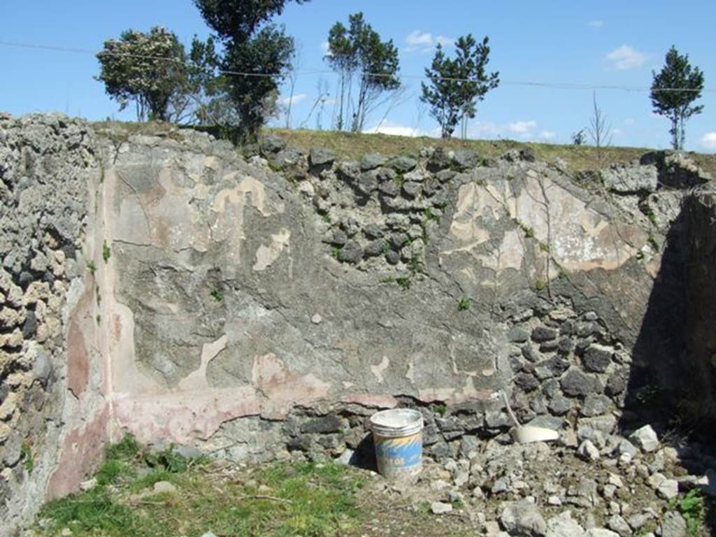 I.2.17 Pompeii. March 2009. Room 10. Triclinium. East wall.