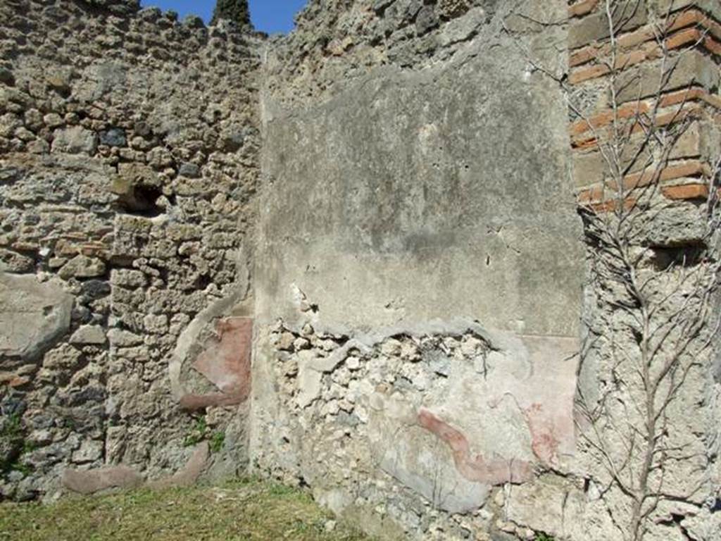 I.2.17 Pompeii. March 2009. Room 14. Exedra. East wall.