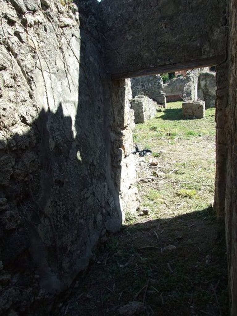 I.2.17 Pompeii. March 2009. Room 2. Looking south to Room 1, Atrium.