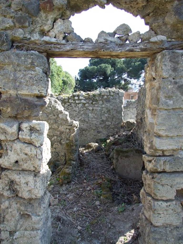 I.2.22 Pompeii. March 2009. Doorway to Rooms 2 and 3.
