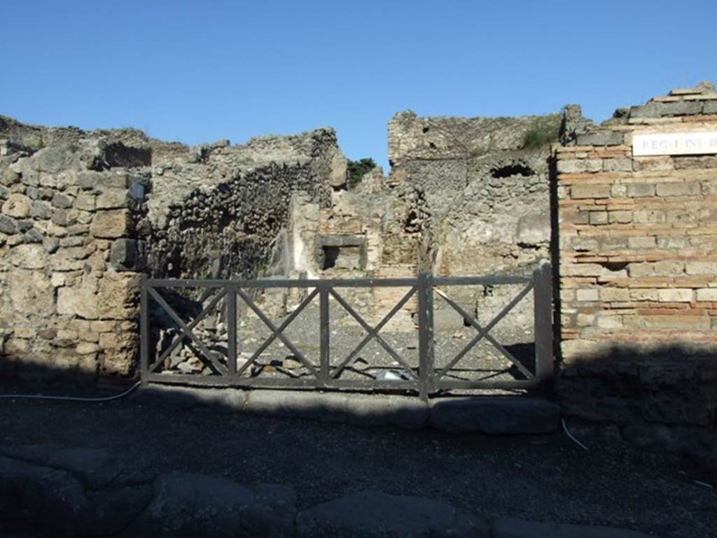 I.3.1 Pompeii. March 2009. Entrance on Via Stabiana.