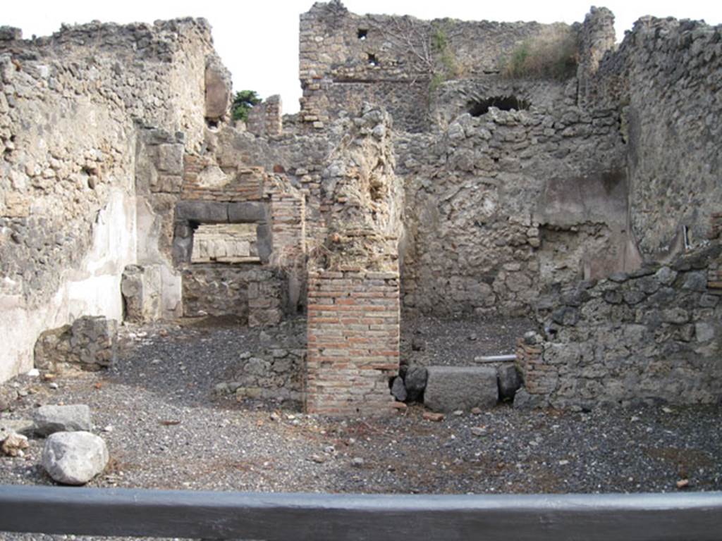 I.3.1 Pompeii. September 2010. Looking east into property from entrance doorway.
Photo courtesy of Drew Baker.