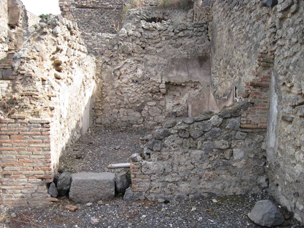 I.3.1 Pompeii. September 2010. Looking east into small room in south-east corner.
Photo courtesy of Drew Baker.