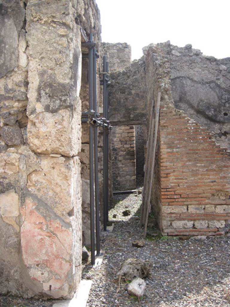 I.3.3 Pompeii. September 2010. Looking south to south-eastern corner of the atrium, with entrance to corridor leading south from the atrium. Photo courtesy of Drew Baker.