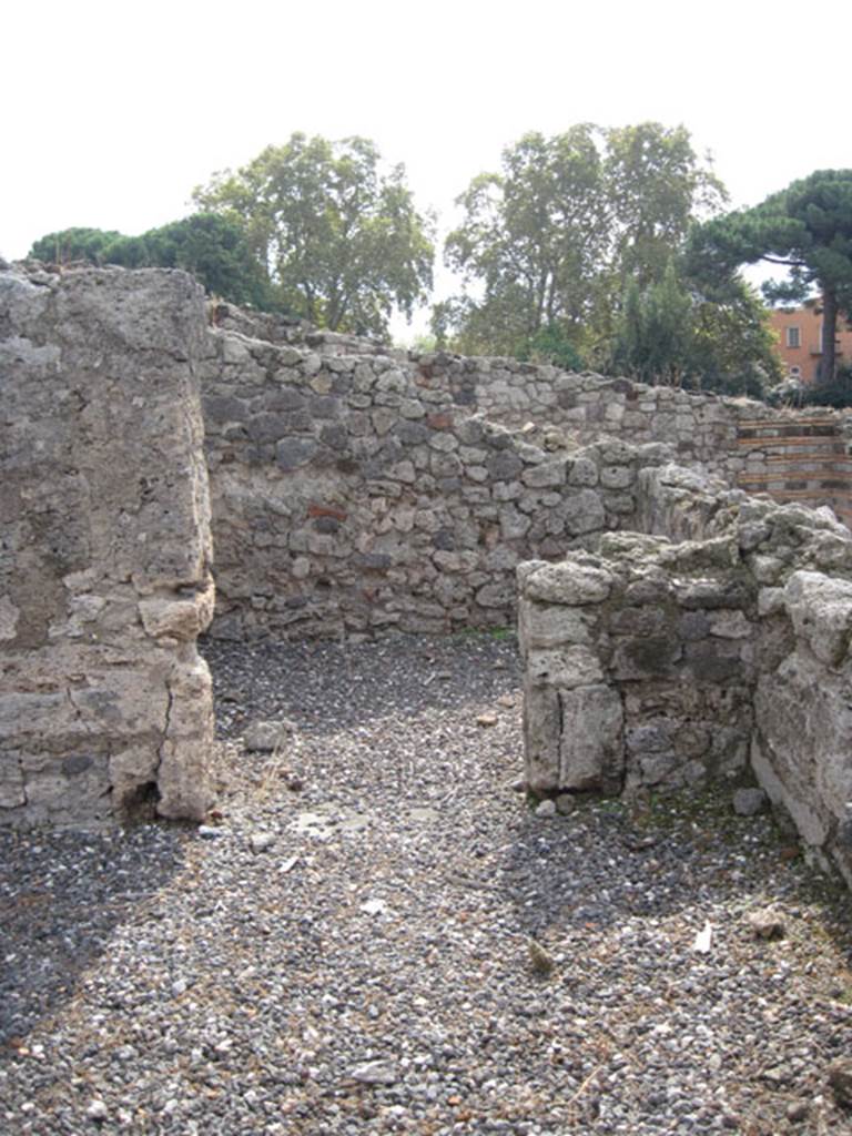 I.3.3 Pompeii. September 2010. Looking south to doorway to room in south-western corner of atrium. Photo courtesy of Drew Baker.
