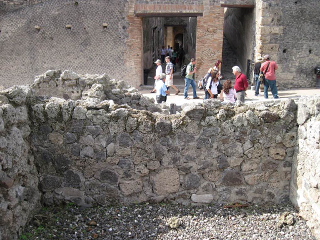 I.3.3 Pompeii. September 2010. West wall of small room in south-western corner of atrium. Photo courtesy of Drew Baker.