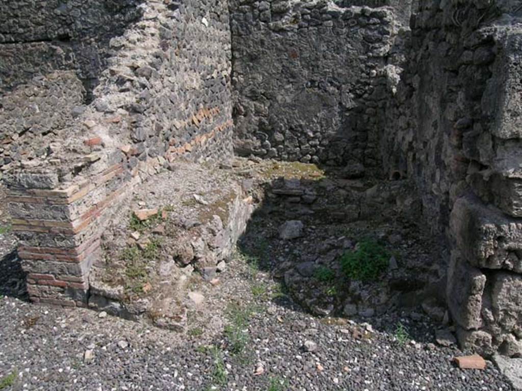 I.3.10 Pompeii. June 2005. Looking south across third room on south side, at the rear.
Photo courtesy of Nicolas Monteix