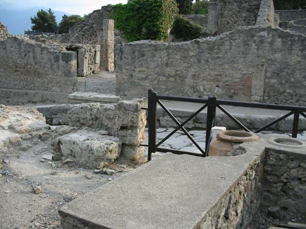 I.3.11 Pompeii. May 2003. Looking west towards the entrance doorway and Via Stabiana. Photo courtesy of Nicolas Monteix.