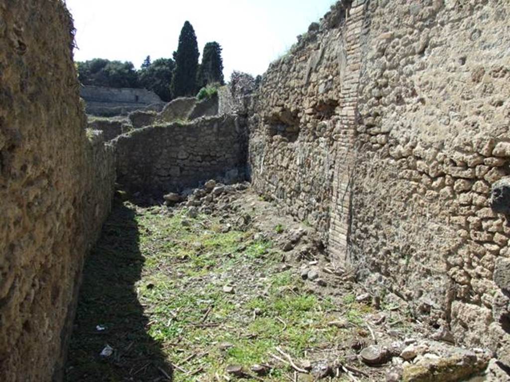 I.3.27 Pompeii. March 2009. Room or stall in north west corner.