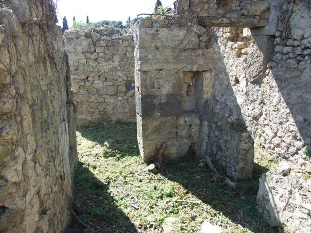 I.3.29 Pompeii. March 2009. Room 3. Small room or Cubiculum. Looking west, from Room 2.