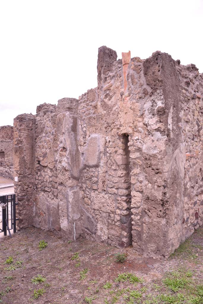 I.4.9 Pompeii. October 2019. North side of vestibule/entrance corridor/fauces.
Foto Tobias Busen, ERC Grant 681269 DÉCOR.