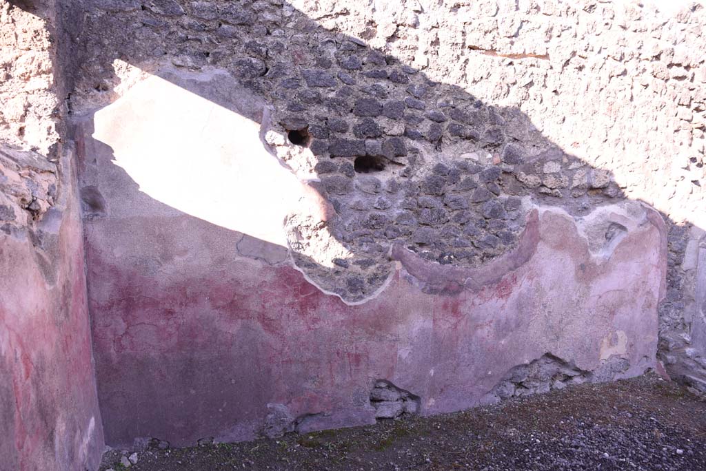 I.4.23 Pompeii. October 2019. Looking towards west wall of rear room.
Foto Tobias Busen, ERC Grant 681269 DÉCOR.