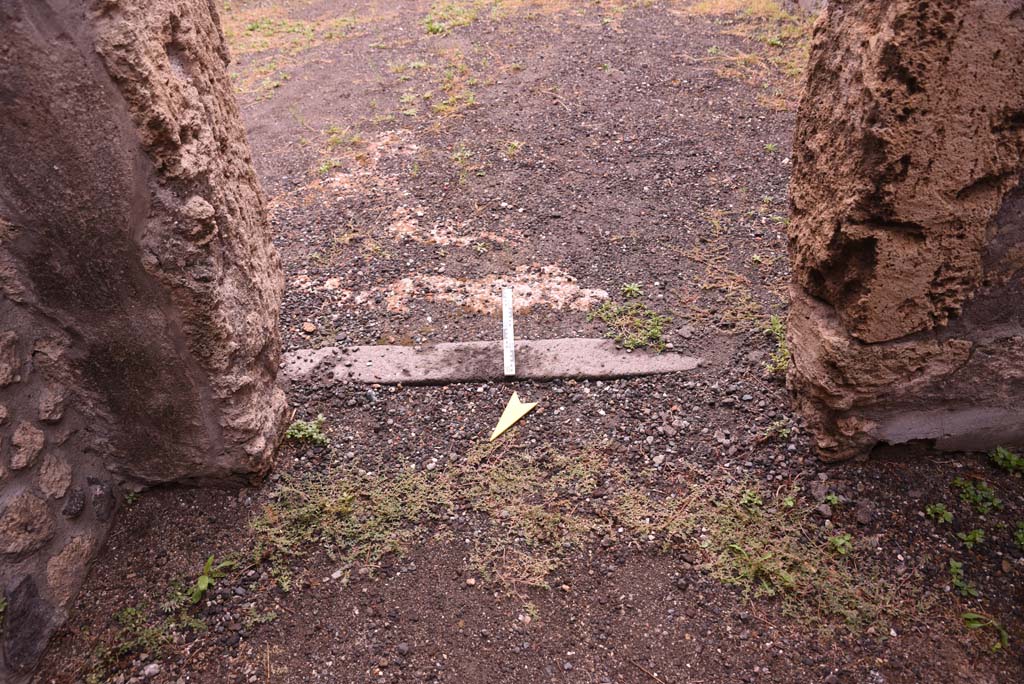 I.4.25 Pompeii. September 2020. Room 48, south wall with doorway to atrium.
Foto Tobias Busen, ERC Grant 681269 DÉCOR