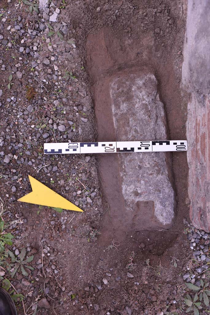I.4.25 Pompeii. October 2019. West ala 51, detail from near north wall.
Foto Tobias Busen, ERC Grant 681269 DÉCOR