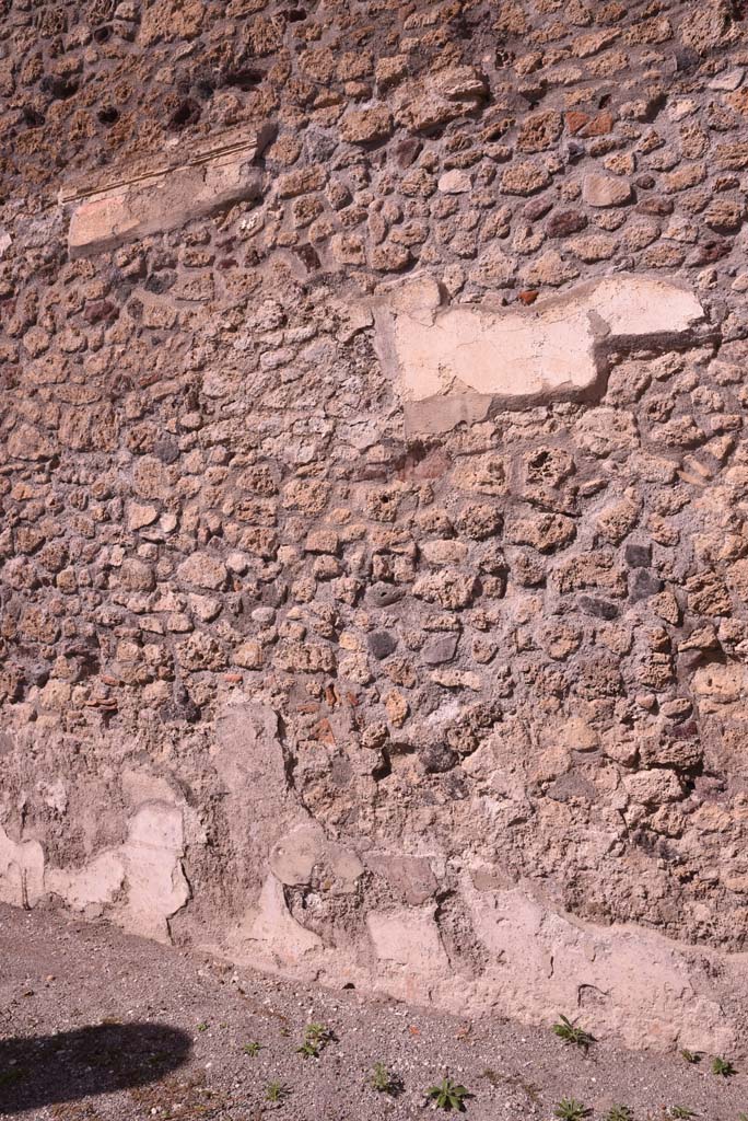 I.4.25 Pompeii. October 2020. Middle Peristyle 17, north wall in north-east corner.
Foto Tobias Busen, ERC Grant 681269 DÉCOR