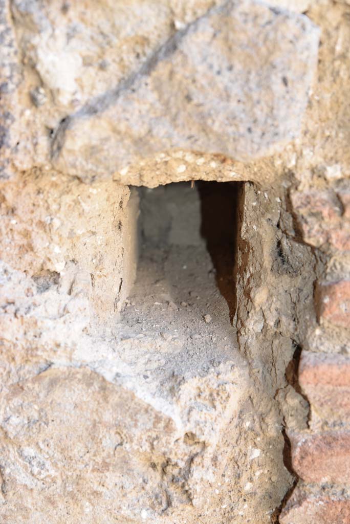 I.4.25 Pompeii. September 2020. Room 24, detail from west end of south wall.   
Foto Tobias Busen, ERC Grant 681269 D�COR.
