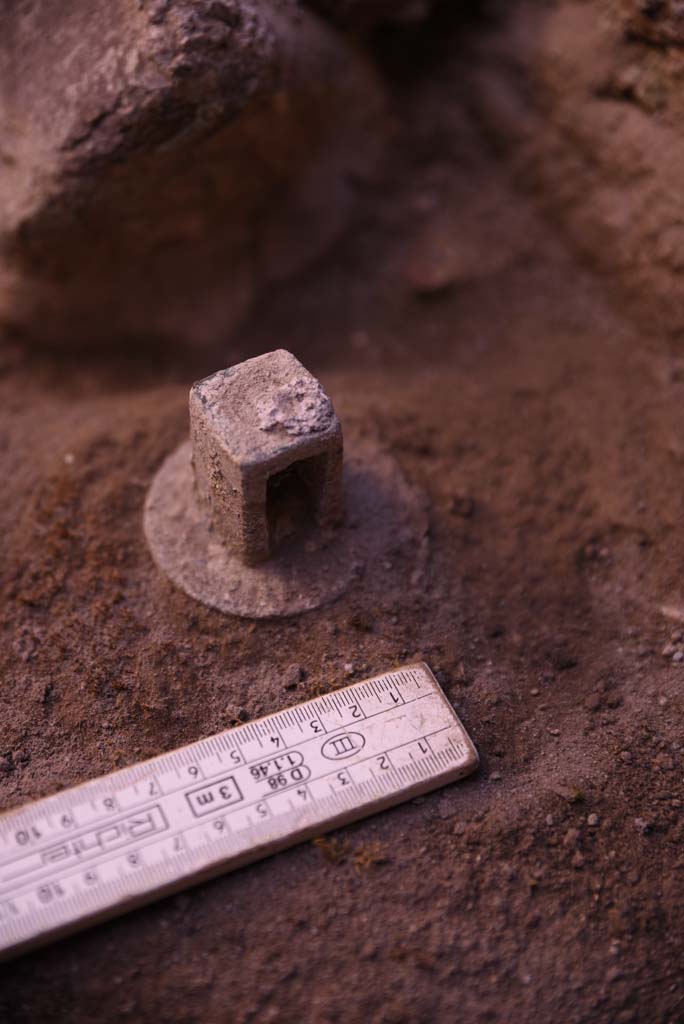 I.4.5 Pompeii. October 2019.
Corridor 13A, or unnumbered corridor on north side of room 13, detail.
Foto Tobias Busen, ERC Grant 681269 DÉCOR.