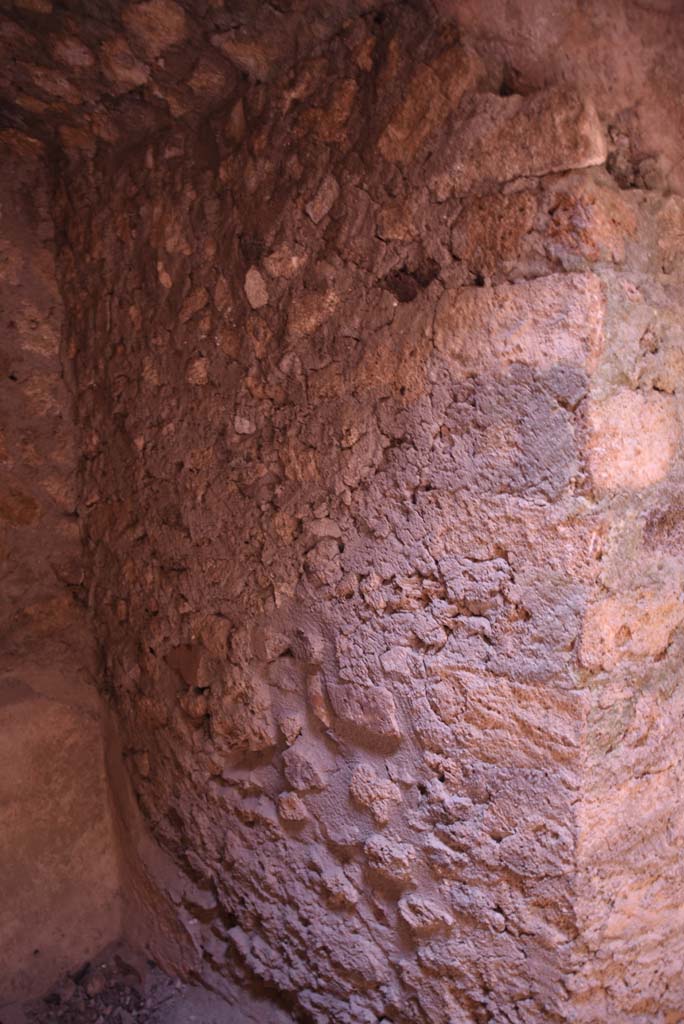 I.4.25/I.4.5 Pompeii. October 2019. Unnumbered corridor/room, detail of west wall in vaulted area.
Foto Tobias Busen, ERC Grant 681269 DÉCOR.