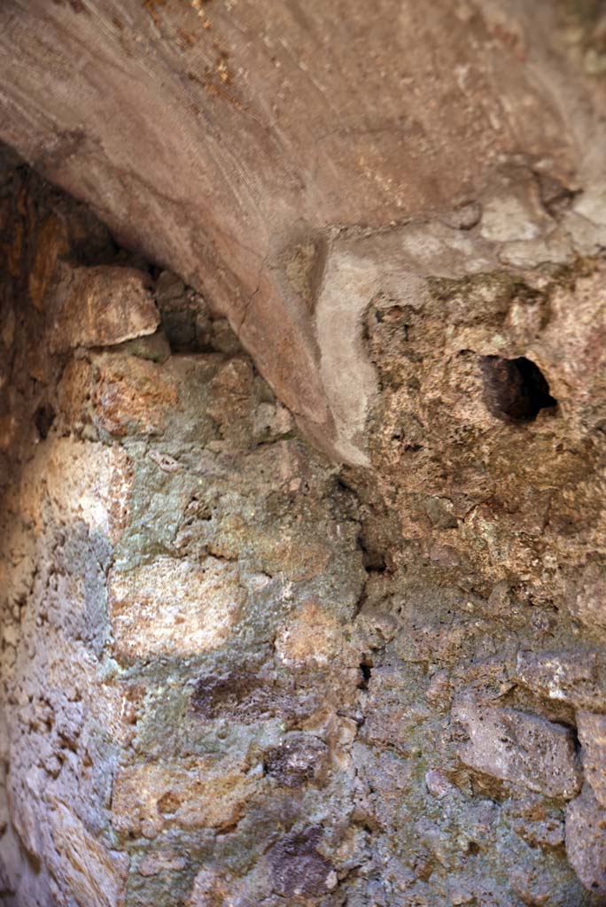 I.4.25/I.4.5 Pompeii. October 2019. Unnumbered corridor/room, detail from west wall.
Foto Tobias Busen, ERC Grant 681269 DÉCOR.