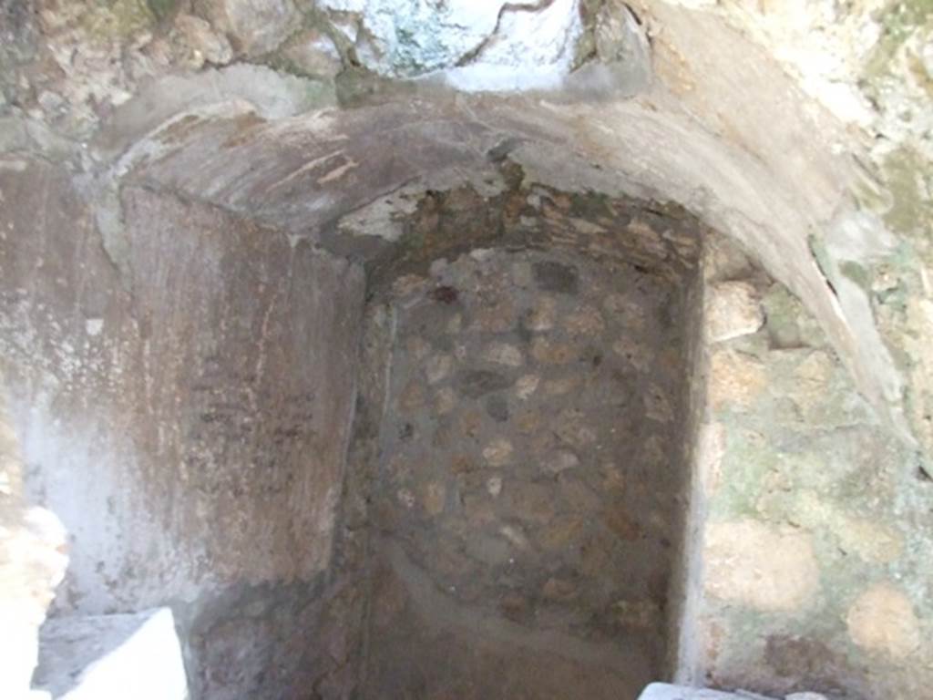 I.4.25/I.4.5 Pompeii. December 2007.
Unnumbered corridor/room, on east side of room 42, second vaulted area to south of first vaulted area.