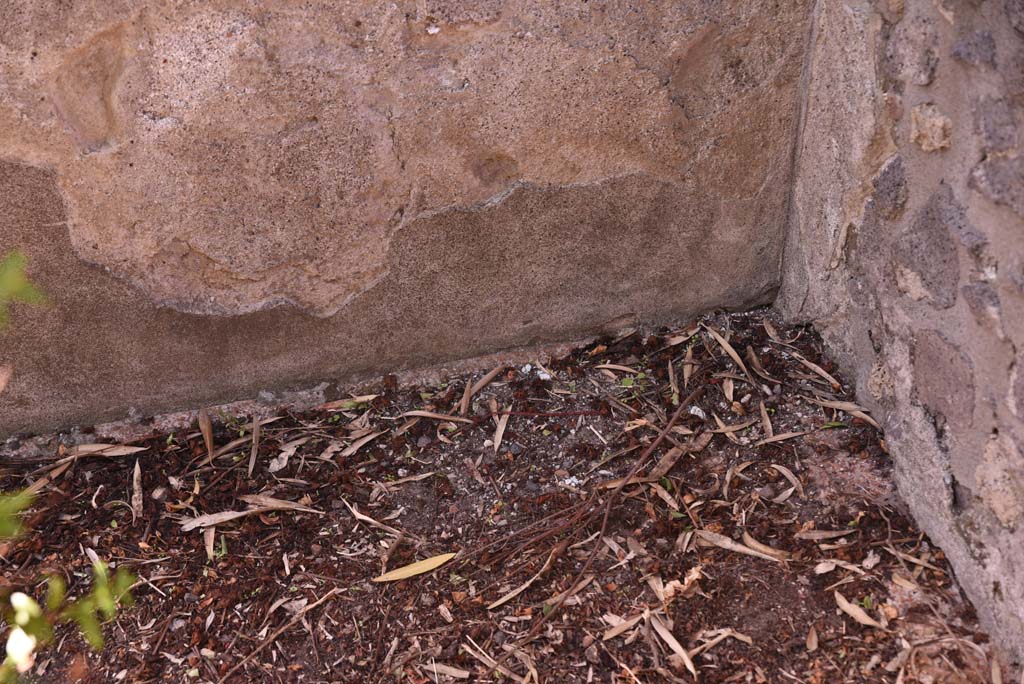 I.4.25 Pompeii. October 2019. Upper Peristyle 56, detail from west wall in north-west corner.
Foto Tobias Busen, ERC Grant 681269 DÉCOR