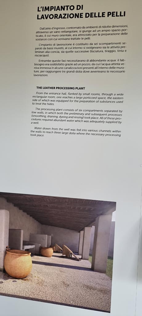 I.5.2 Pompeii. December 2023.
Descriptive notice-board. Photo courtesy of Miriam Colomer.