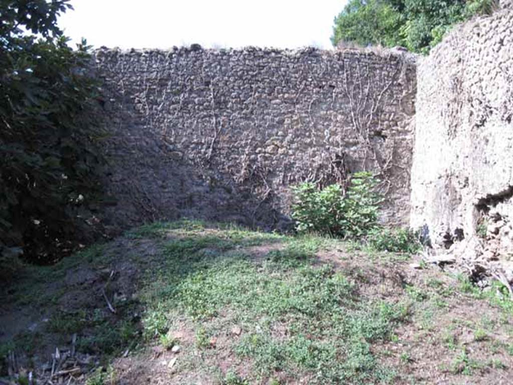 I.5.2 Pompeii. September 2010. Rear of garden, looking north. (The wall in front is part of I.5.3) Photo courtesy of Drew Baker.