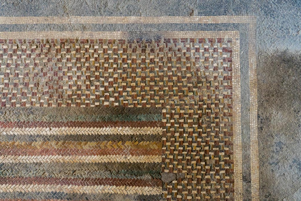 I.6.2 Pompeii. October 2023. Detail from mosaic flooring. Photo courtesy of Johannes Eber.