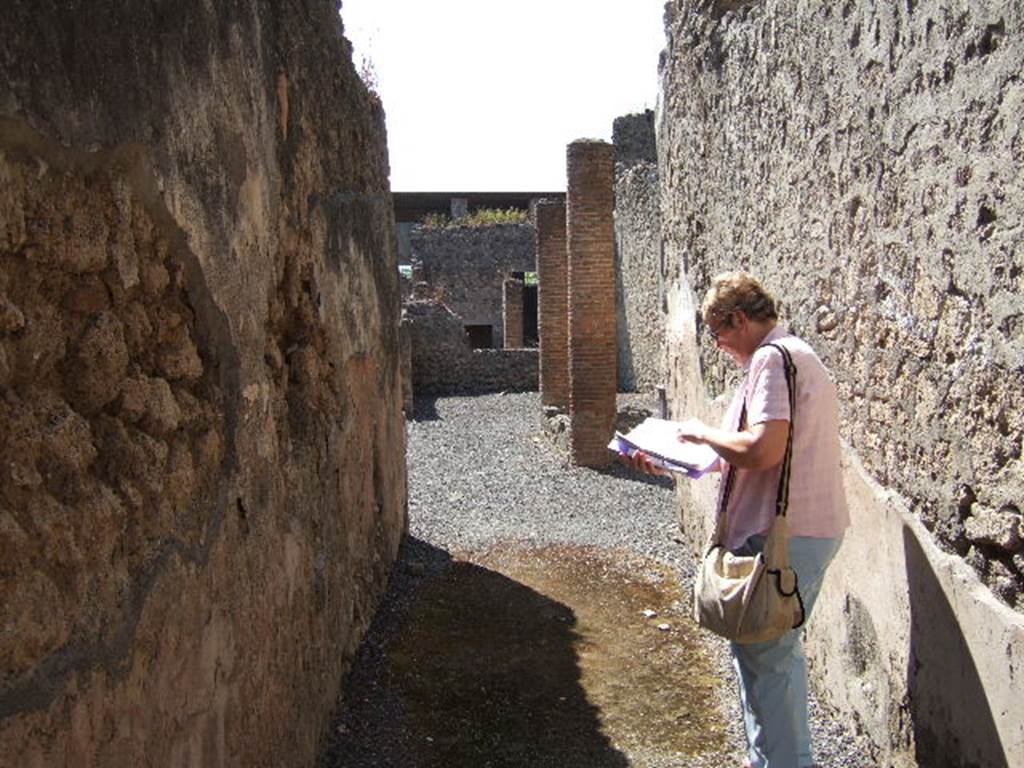 I.6.2 Pompeii. May 2006. Looking south from entrance fauces.