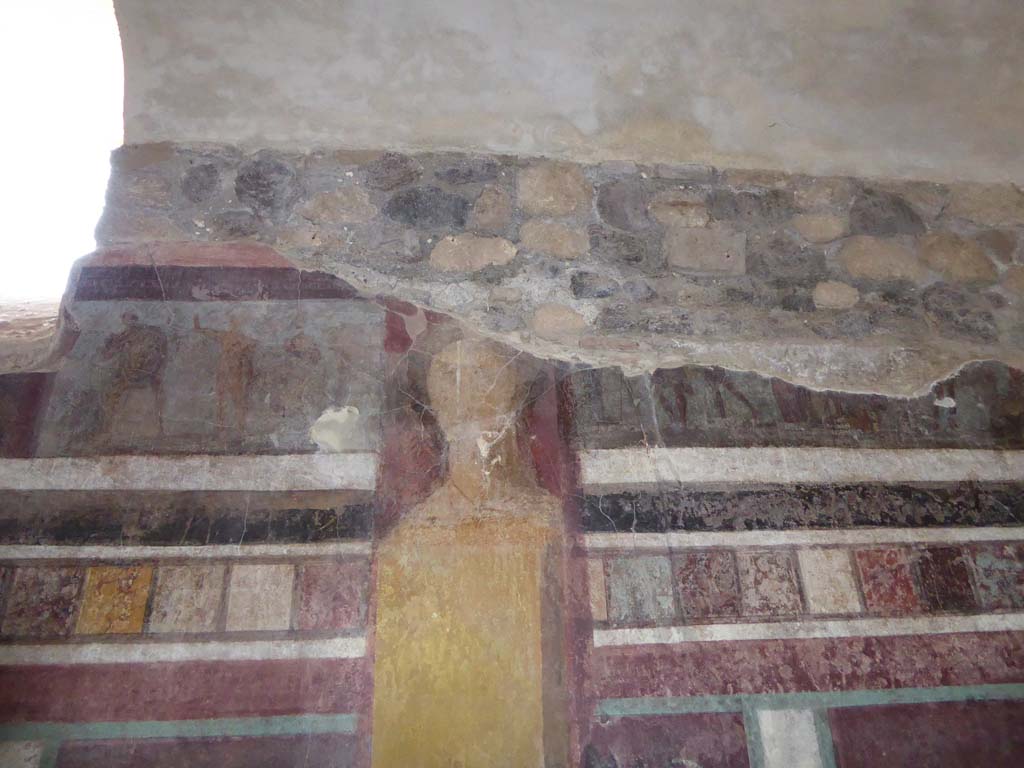 I.6.2 Pompeii. September 2017. Upper west wall of east wing, cont’d.
Foto Annette Haug, ERC Grant 681269 DÉCOR.

