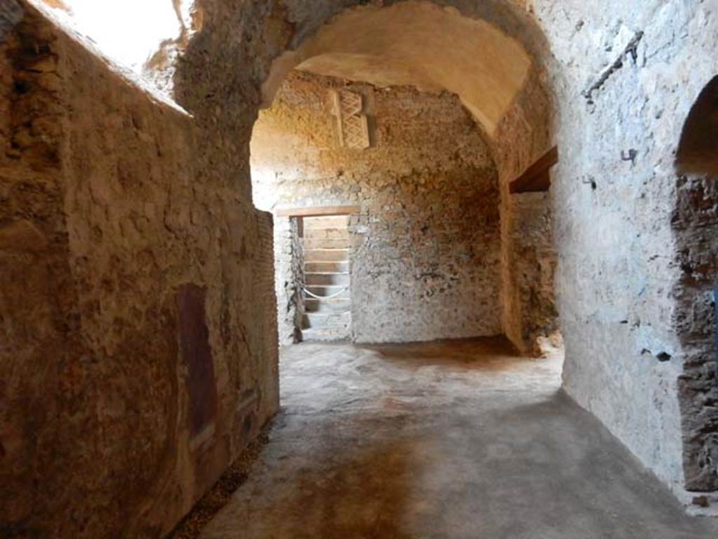I.6.2 Pompeii. May 2016. Looking north along east wing of cryptoporticus towards north-east corner. Photo courtesy of Buzz Ferebee.

