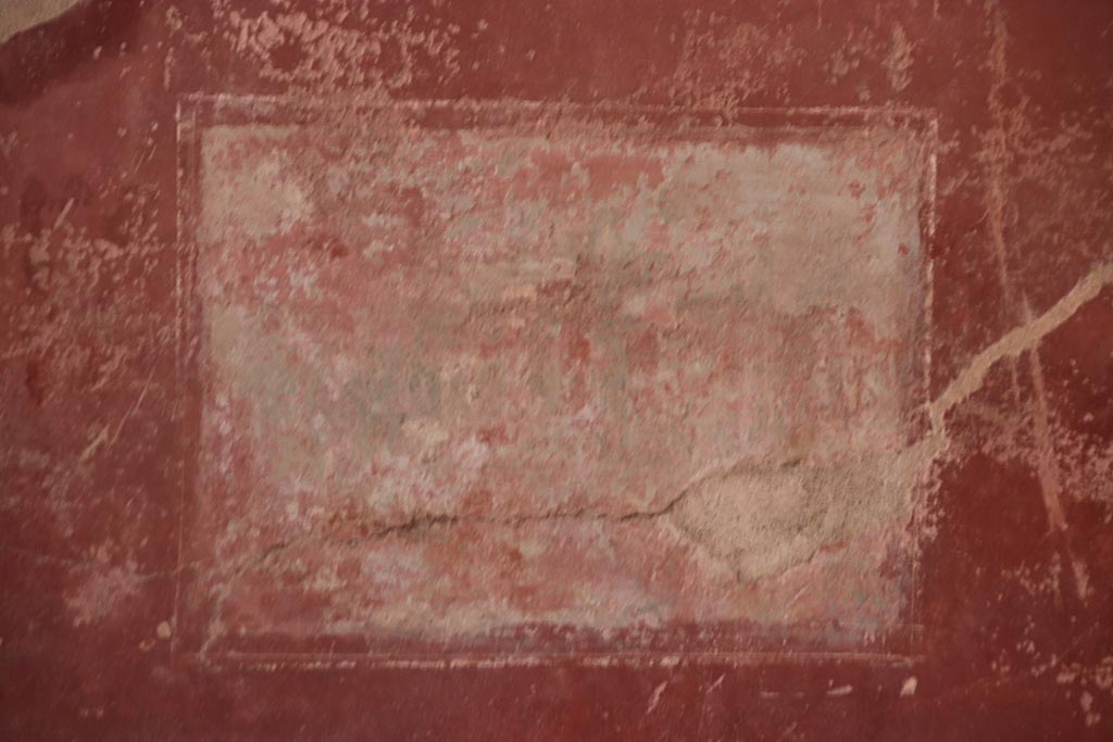 I.6.4 Pompeii. October 2024. Room 2, painted panel from north end of west wall. Photo courtesy of Klaus Heese.