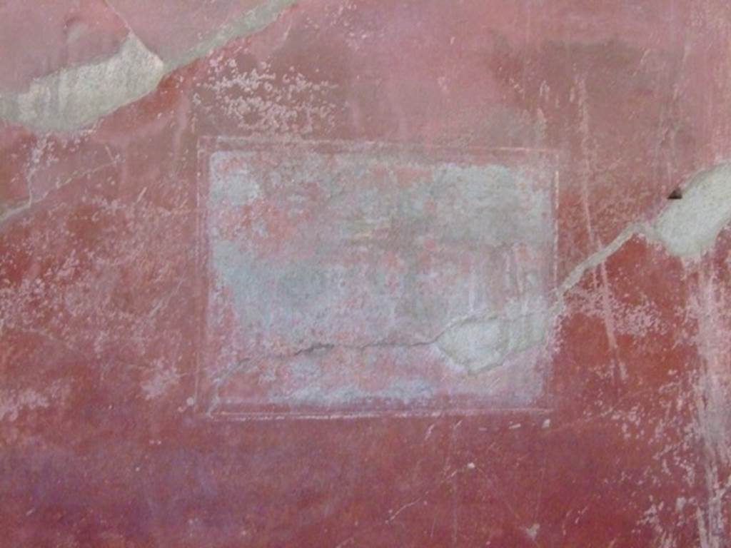 I.6.4 Pompeii. March 2009. Room 2, West wall, Faded painting at north end.
