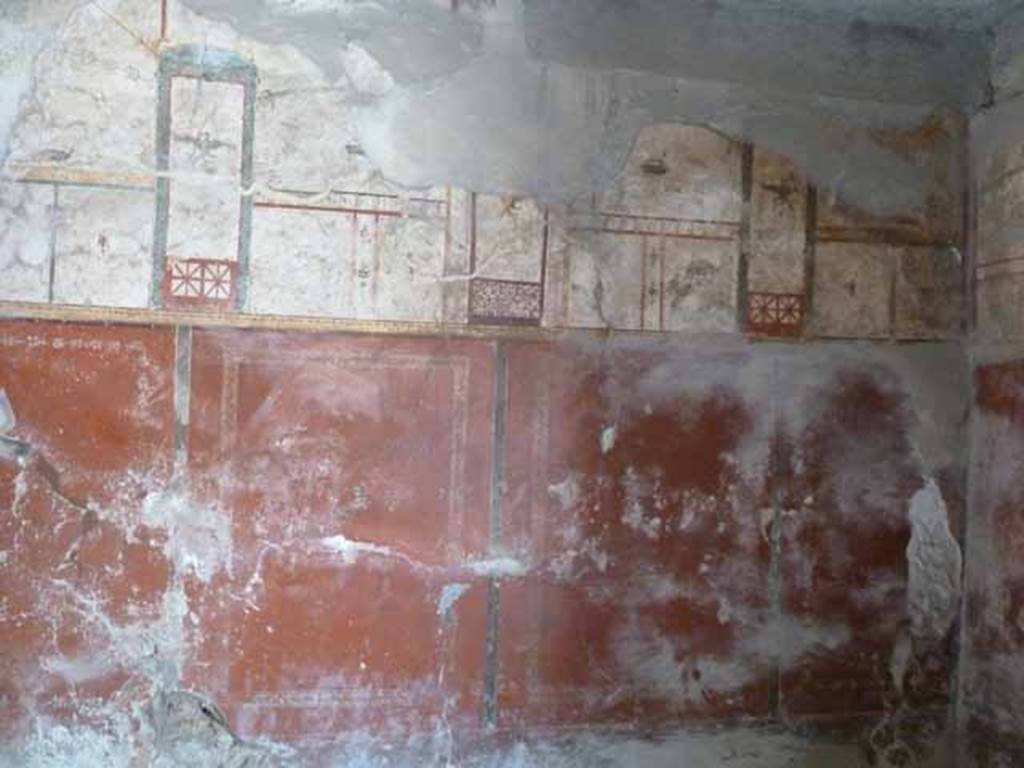 I.6.7 Pompeii. May 2010. Room to west of entrance. West wall.