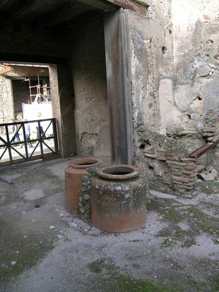 I.6.8 Pompeii. October 2004. Looking north-east from atrium of I.6.9. Photo courtesy of Nicolas Monteix