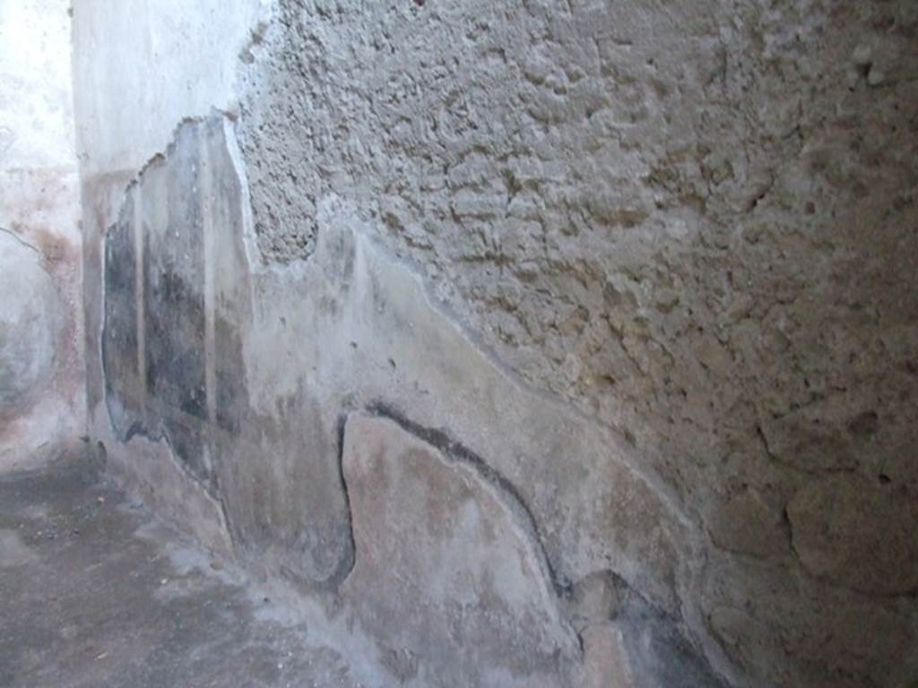 I.6.10 Pompeii. December 2007. West wall of rear room.