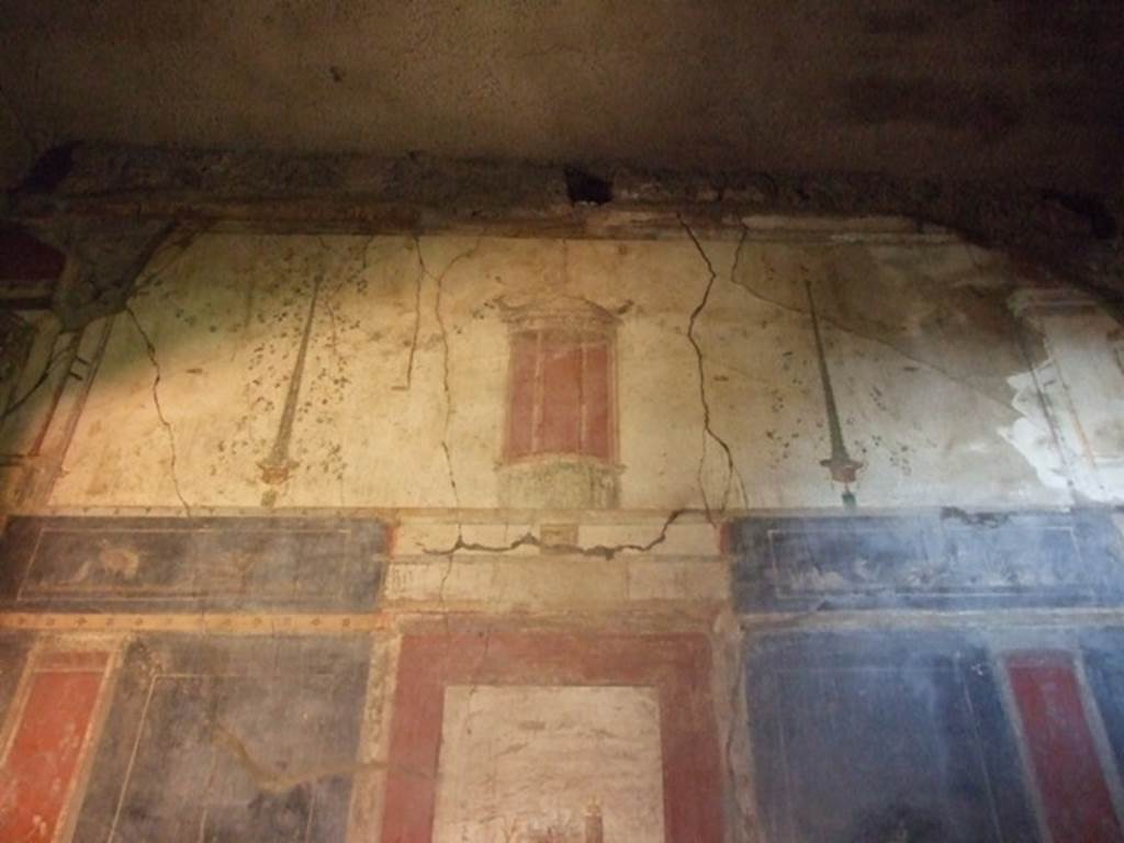 I.6.15 Pompeii. March 2009. Room 12, upper west wall.